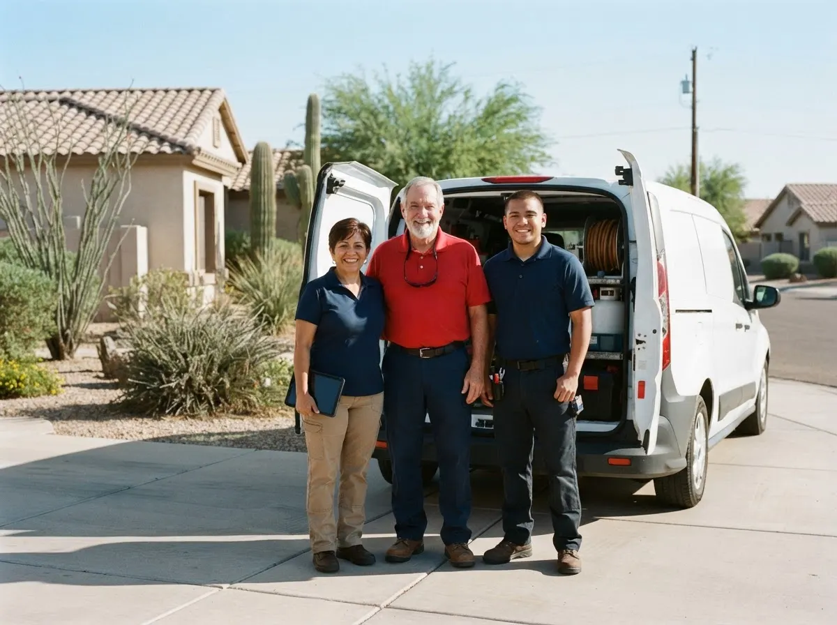 The Iron Mesa Pest Control team, pest control service in Chandler, AZ